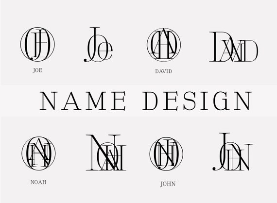 Name logo on sale