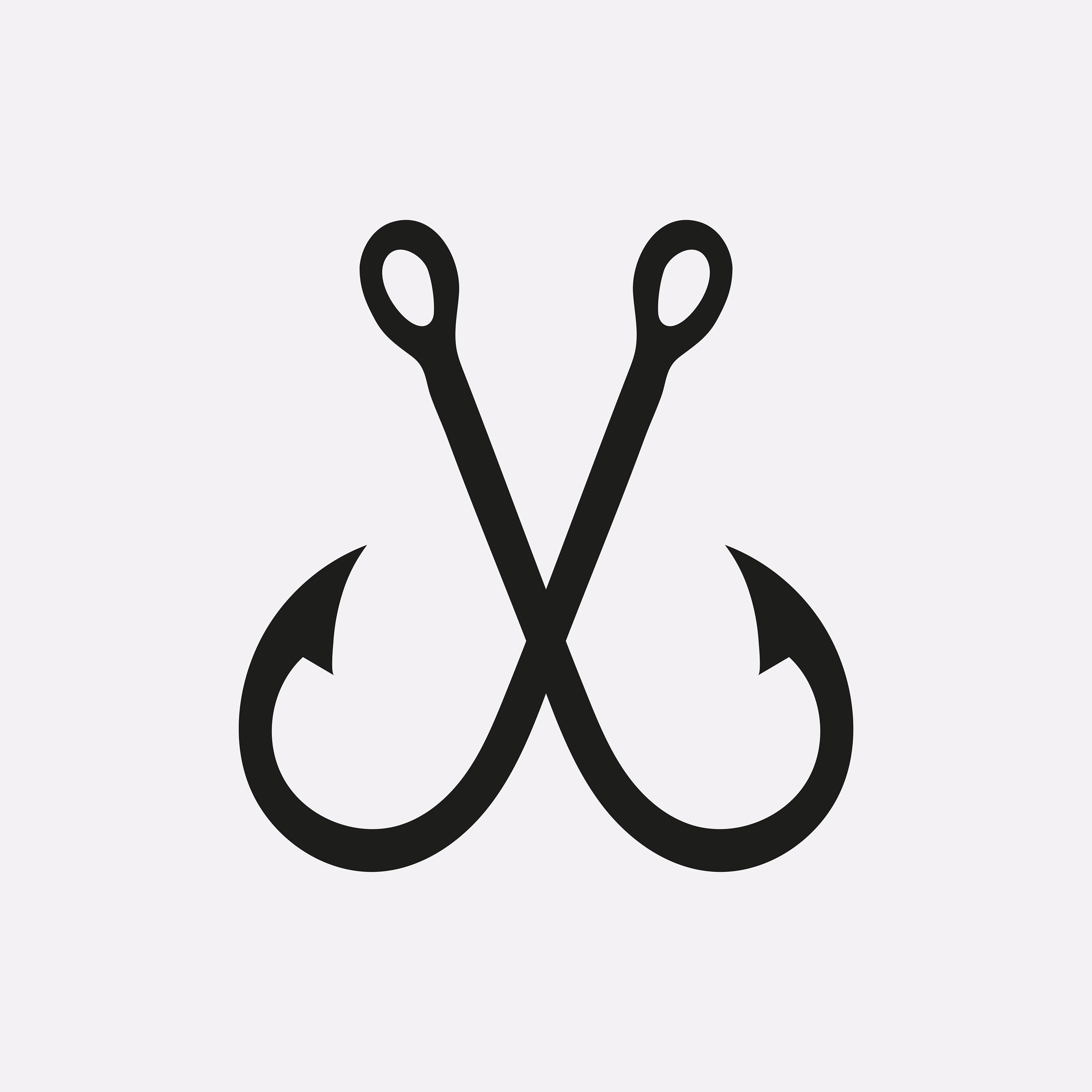 Crossed Fish Hooks SVG, Fishing Hooks SVG Cut File, Fishing Svg, Motivational, Digital Download