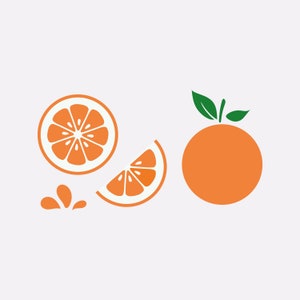 Tranche d'orange SVG, Png de fruits, fruits svg, fichier coupé Furit, orange en couches, coupe, Cricut, Silhouette ÉTÉ