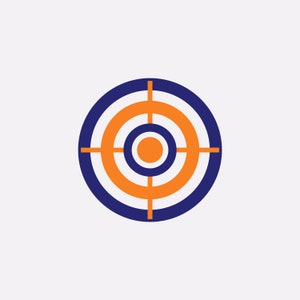 Target - pdf, png SVG,  cut file, Printable Digital, dart shooting target - Instant Download