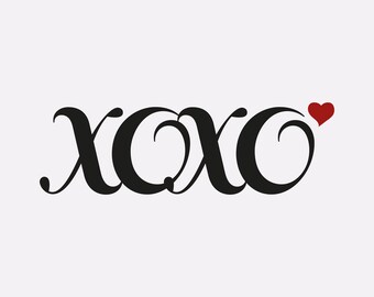 Xoxo svg , love svg,  xoxo Can Wrap SVG, valentine SVG, digital download, xoxo png,   Valentines day svg Xoxo clipart