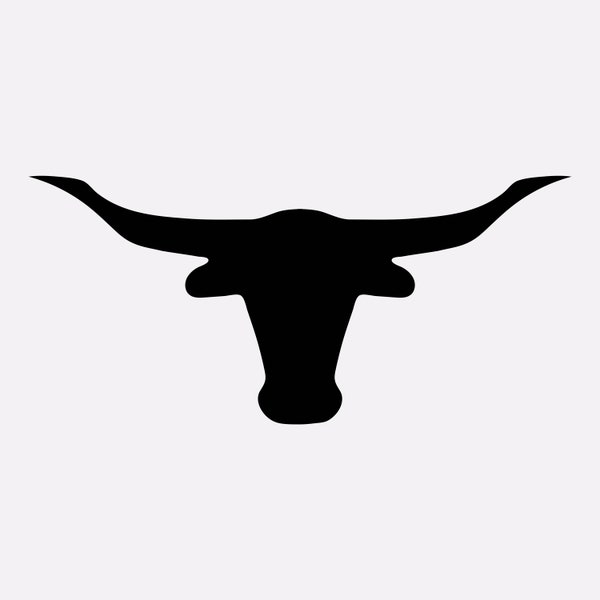 Texas Longhorn Head svg Instant Download digital download svg, png, pdf files included cricut silhouette svg file