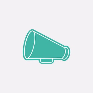 Cheer Megaphone svg, Megaphone svg, Cheerleader SVG, Megaphone Clipart, digital download, Cheer Megaphone png