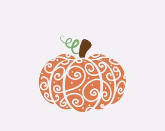 Ornament pumpkin svg, Halloween Pumpkin SVG , Cricut file, Cameo Silhouette, Cute Halloween png, Trick or Treat SVG, pumpkin Clipart