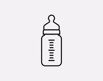 baby bottle Outline svg, newborn  svg, baby milk svg, Baby bottle png,  baby bottle  Cricut, baby shower svg Vector, Cut