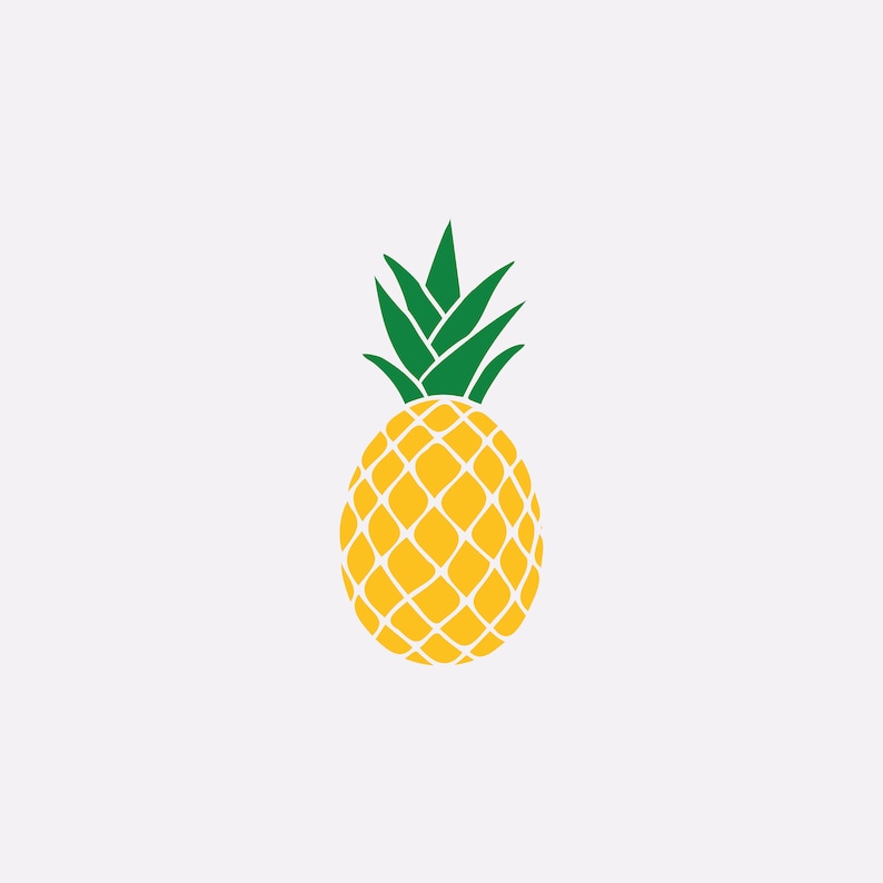 Piña SVG, Frutas Png, Fruta svg, Archivo cortado furit, Piña en capas ...