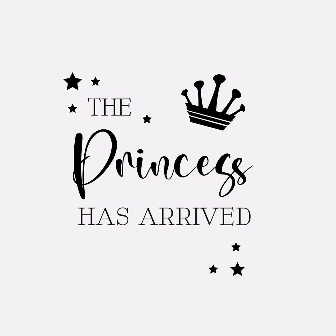 The Princess and the Prince Has Arrived SVG PNG Files for Cutting File ...