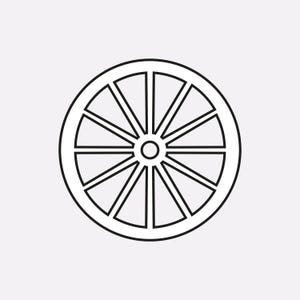 wagon wheel SVG,  cut file, Printable Digital, country western wooden svg - Instant Download
