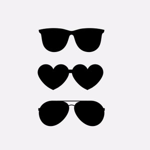 Beach Sunglasses SVG cut file  Sunglasses Hello Summer png Beach vibes Vacation shirt Silhouette Iron on Aviators Retro