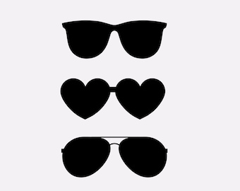 Beach Sunglasses SVG cut file  Sunglasses Hello Summer png Beach vibes Vacation shirt Silhouette Iron on Aviators Retro