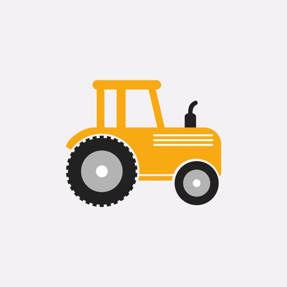 トラックター svg、農場トラックター svg、子供用トラックター svg 