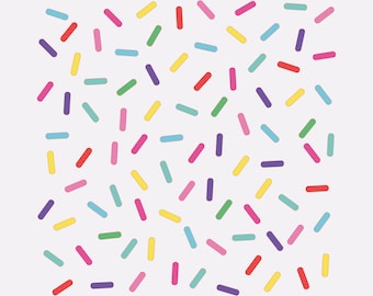 Sprinkle Pattern SVG, Confetti svg, Bakery, pdf, png, Donuts, cookie sprinkles, Cake, Birthday, Cricut, Silhouette, Instant download