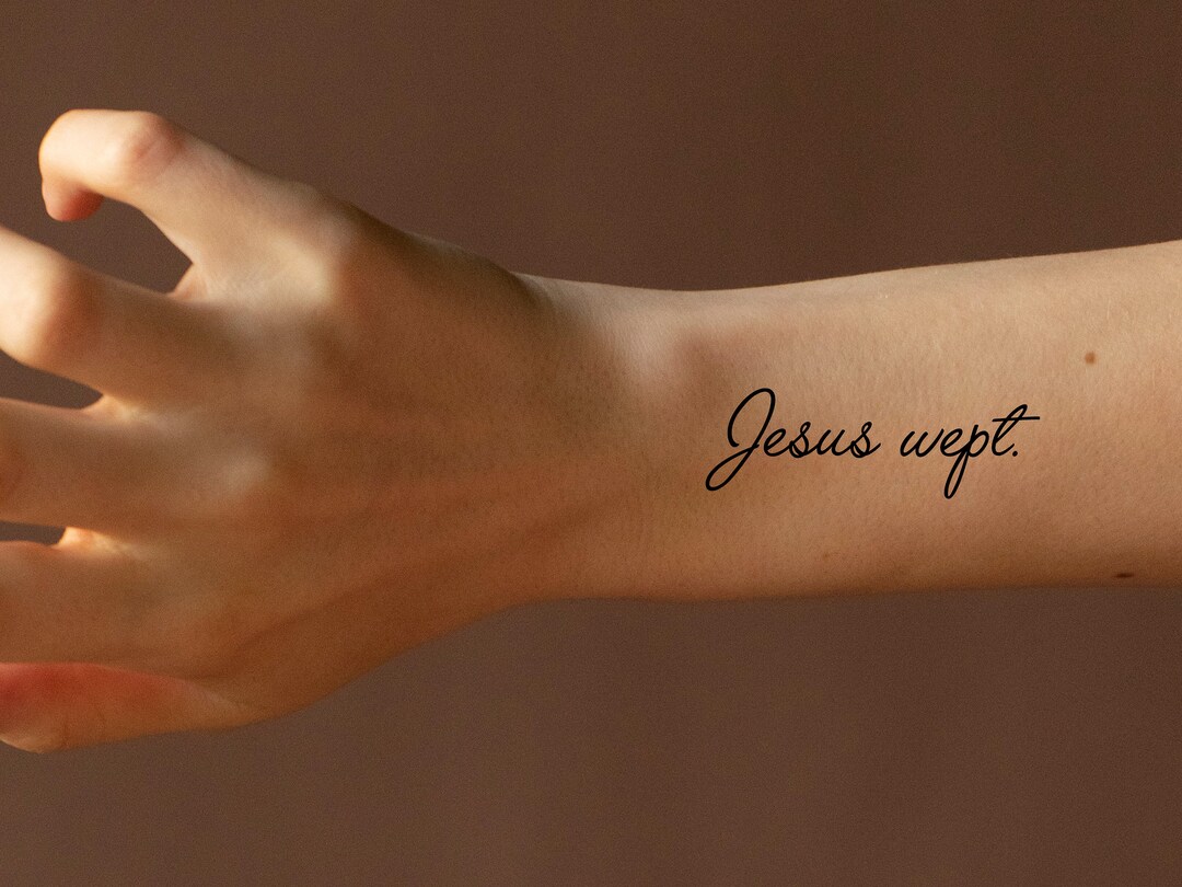 Bible Verse Temporary Tattoo/christian Tattoos/tattoo for Church