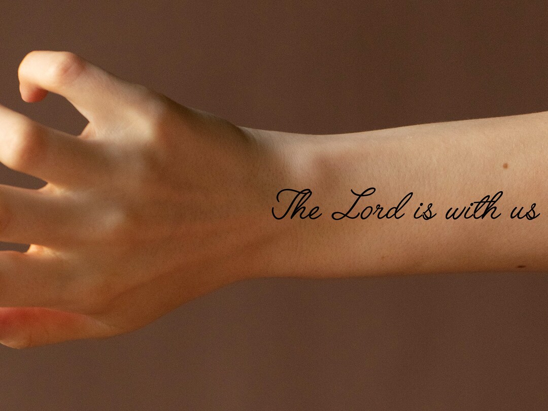Bible Verse Temporary Tattoo/christian Tattoos/tattoo for Church/religion Tattoo Spiritual the