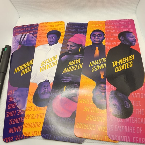 Black Authors Bookmark Series Set of 5