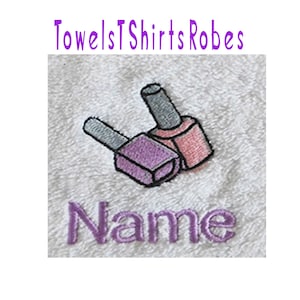 Personalised nail best sale towel