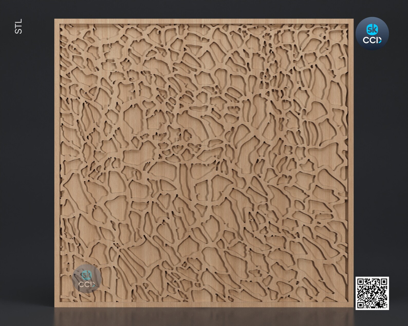 Wood Wall Art, Cell STL Model, CNC Router Carving Artcam File, Wall ...
