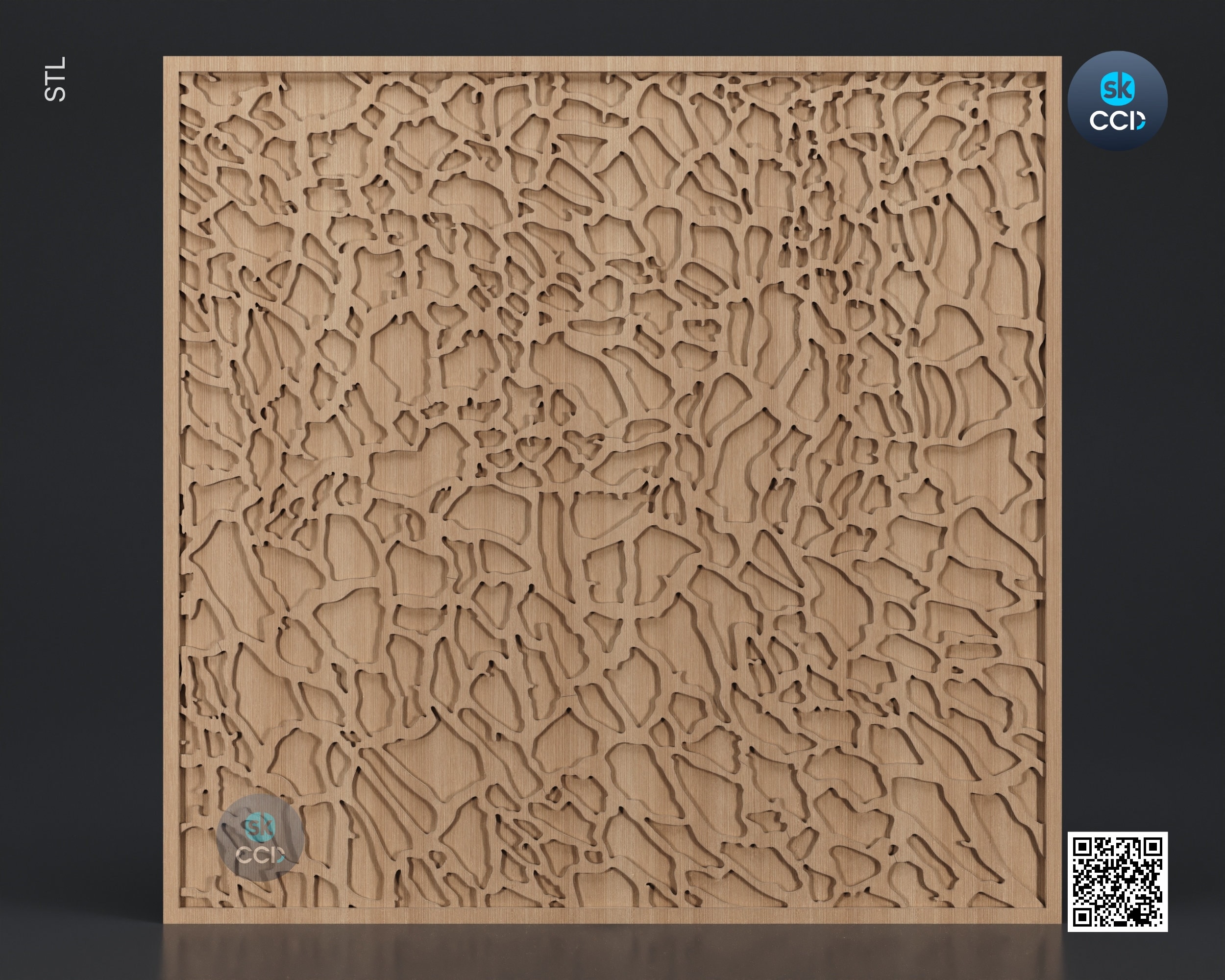 Wood Wall Art, Cell STL Model, CNC Router Carving Artcam File, Wall ...
