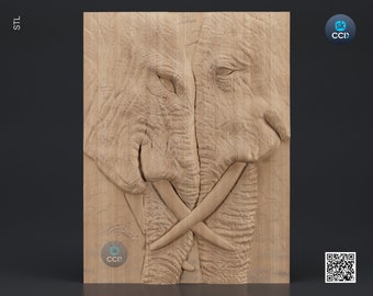 Wood Wall Art, Dilemma STL Model, CNC Router Carving ArtCAM File, Wall Sculpture, Wood Carving, 3D Model