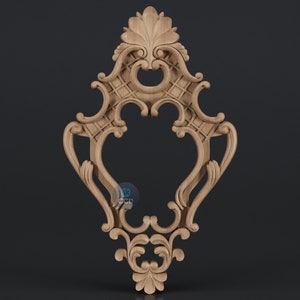 Marco tallado STL modelo 3D, marco tallado, enrutador CNC tallado archivo ArtCAM, archivos CNC, madera, arte, decoración de pared SKWF10159