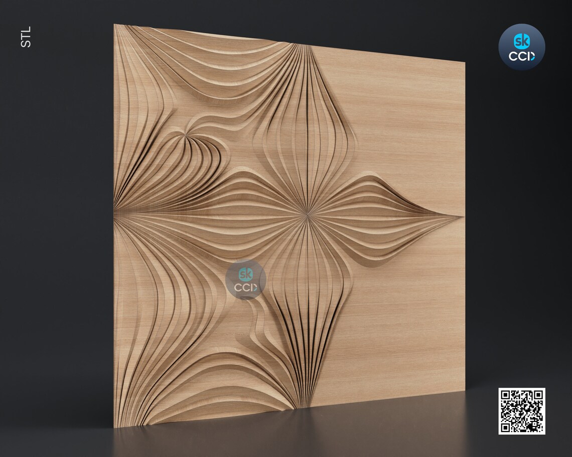 Wood Wall Art, ASTER STL Model, CNC Router Carving Artcam File, Wall ...