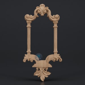 Carved Frame STL 3D Model, Carvign Frame, CNC Router Carving ArtCAM File, CNC files, Wood, Art, Wall Decor SKWF1080