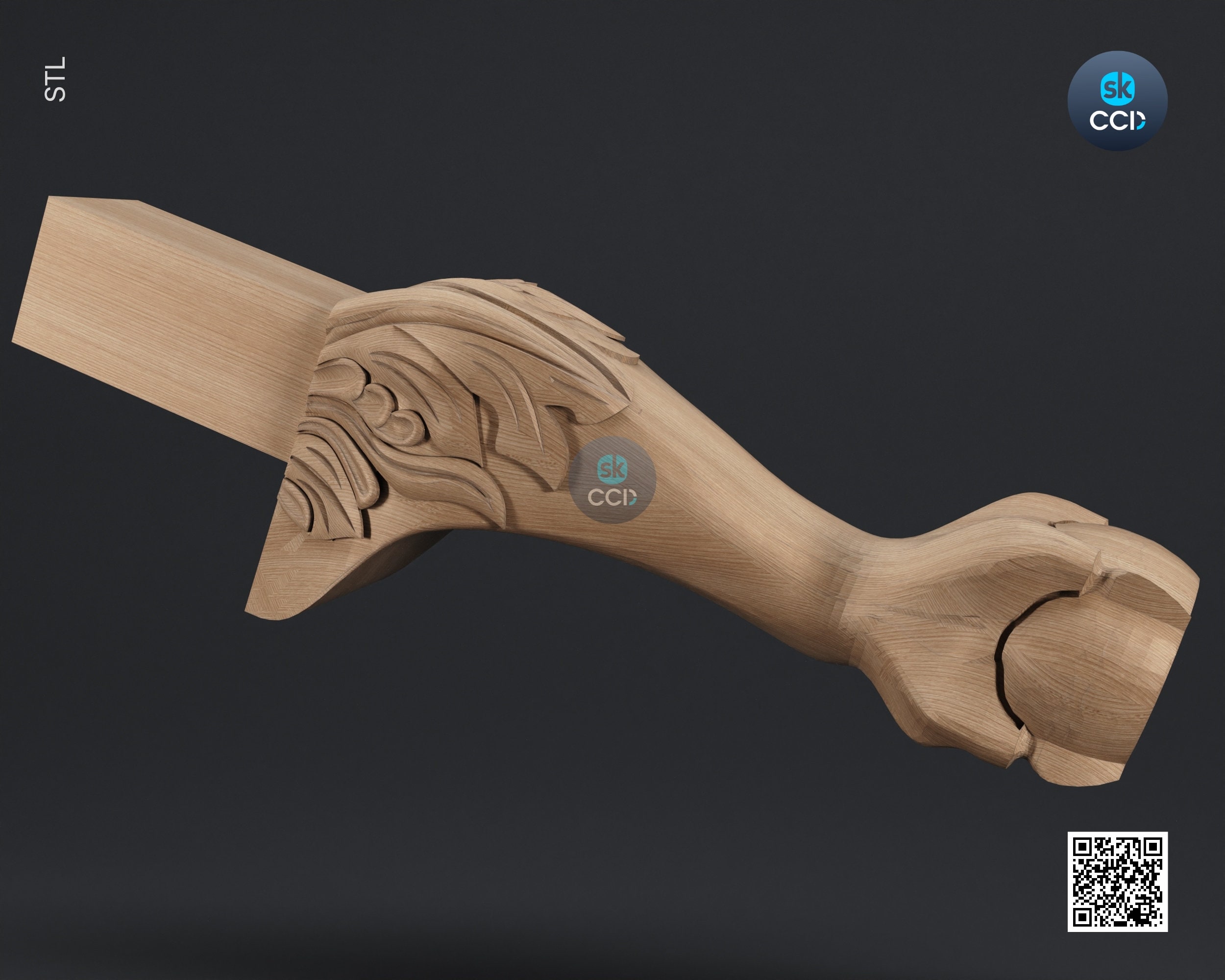 CNC Router Furniture Leg 3D Model, Column Design (STL File) - Etsy