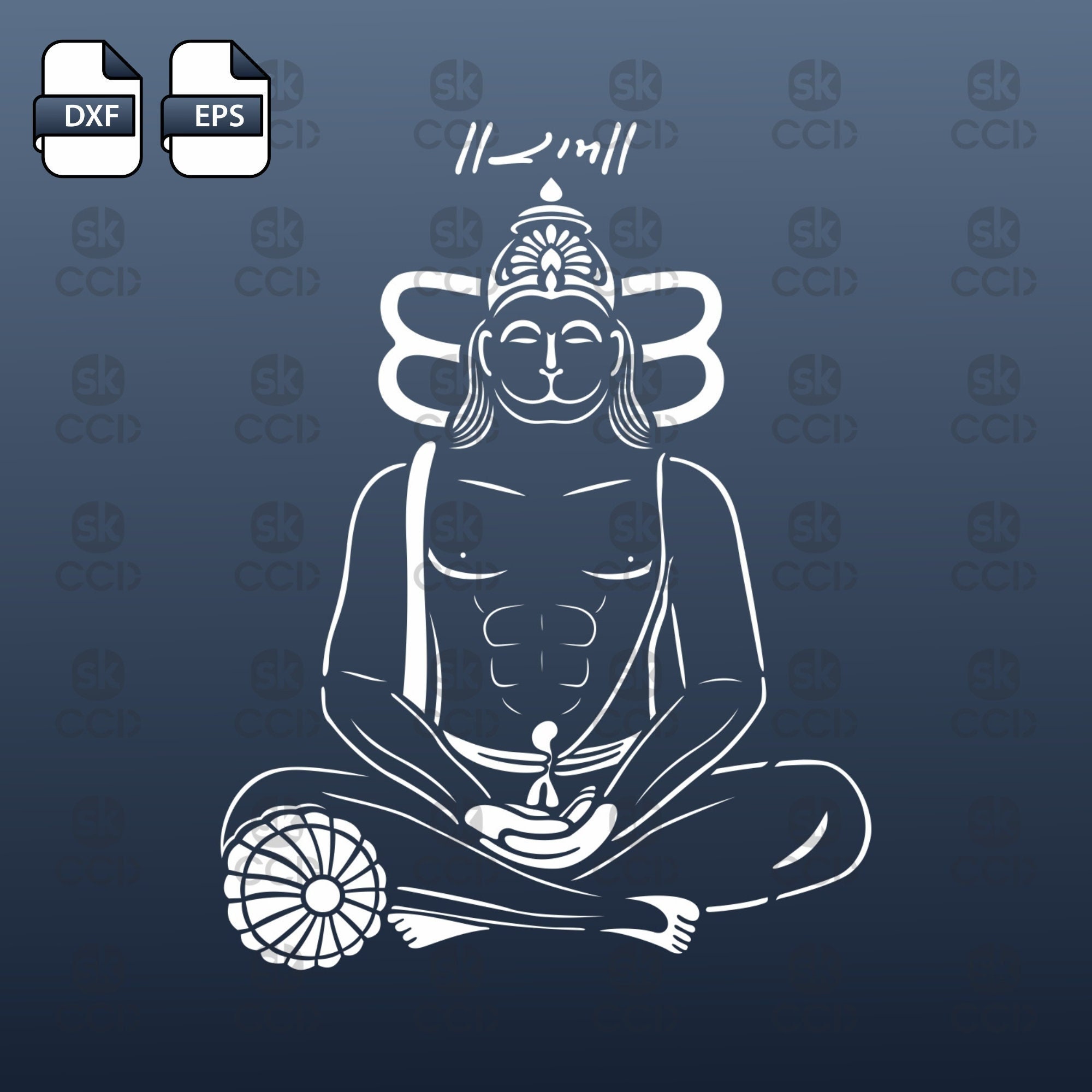 Indian God Lord Hanuman Hanuman Laser Cutting Design Etsy Singapore