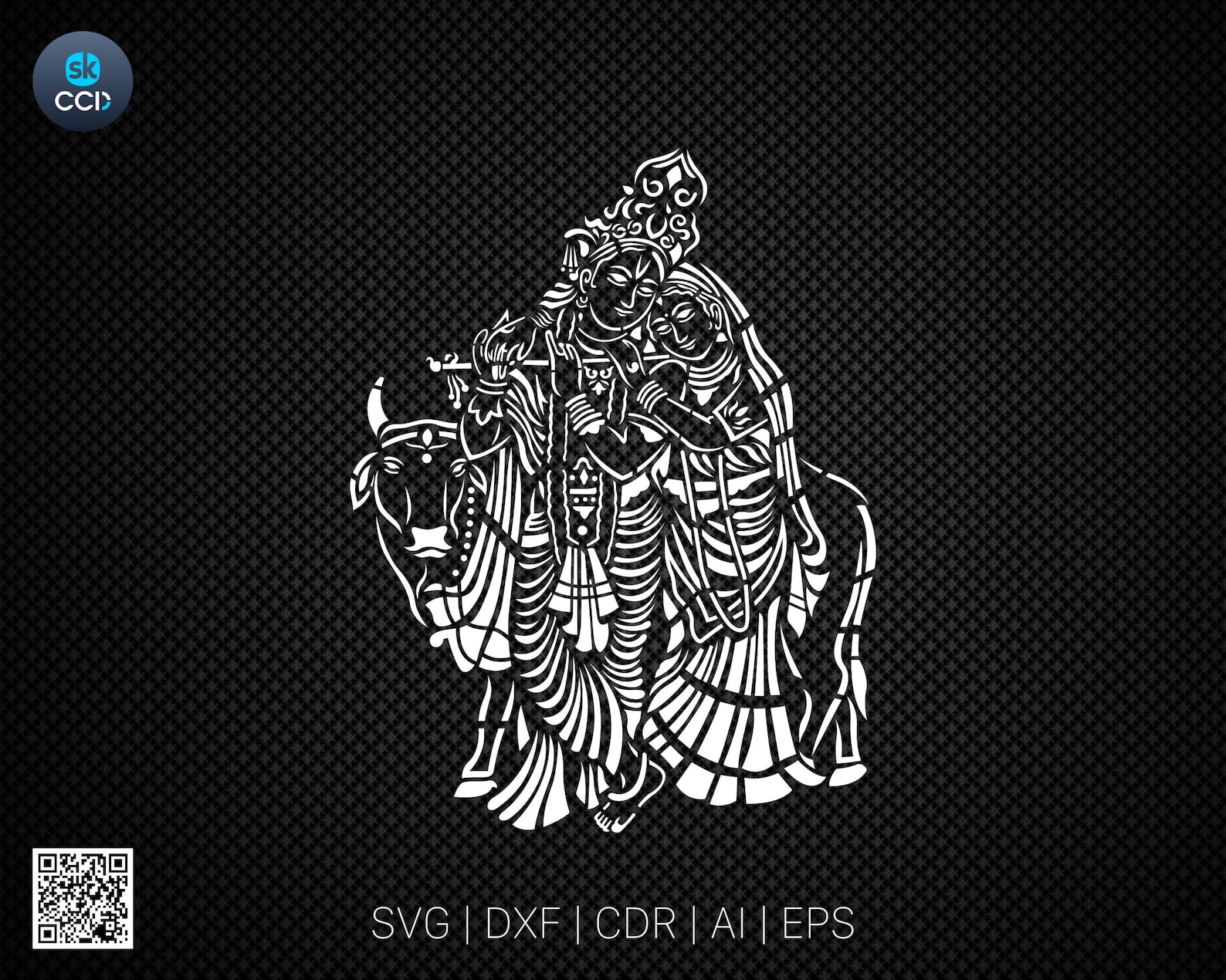 Buy Radha Krishna Indian God Radha Krishna Wall Decor Laser Online in