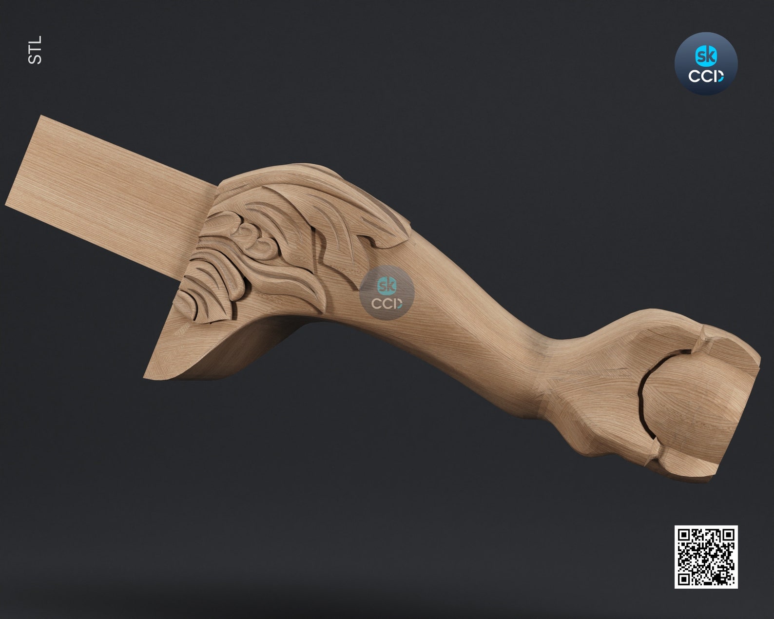 CNC Router Furniture Leg 3D Model, Column Design (STL File) - Etsy