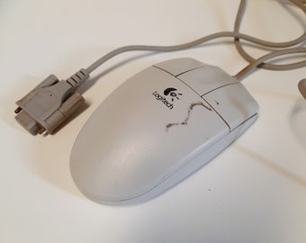 Rare vintage Genius, Artek, Logitech, 3-button mice - working.