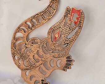 ②素焼き 土鍋 タジン鍋 ベルベル人 モロッコ 工芸品 蓋付き 器 古道具 骨董 karu_donabe_8ggg.jpg