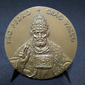 Medalhas comemorativas de bronze. Grandes medalhas históricas de Portugal.