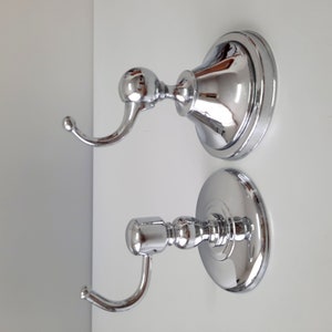 Chrome Plated Brass Bathroom Hook: Towel & Robe Hanger