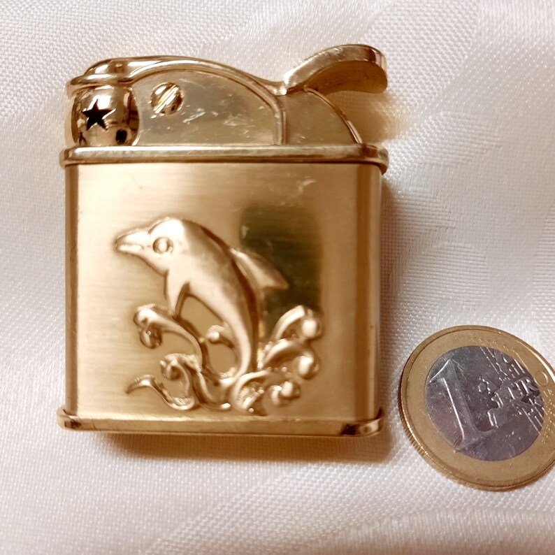 Vintage Lighters Gold Color Lighters Unique Shape Lighters Etsy