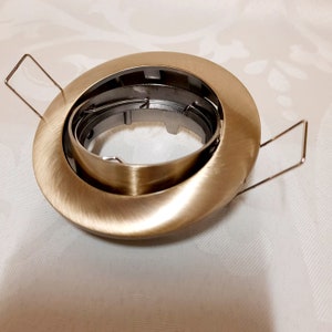 Recessed ceiling lamp. Recessed LED spotlight. Flat LED module for small mounting depth 30mm