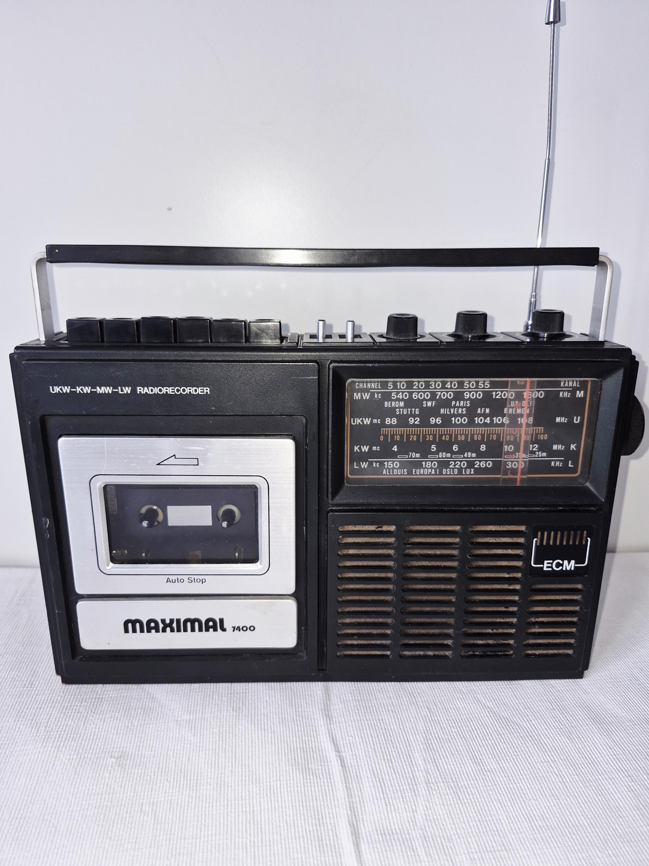 FM/AM カセットレコーダー Vintage fm am radio recorder with cassettes - Etsy 日本