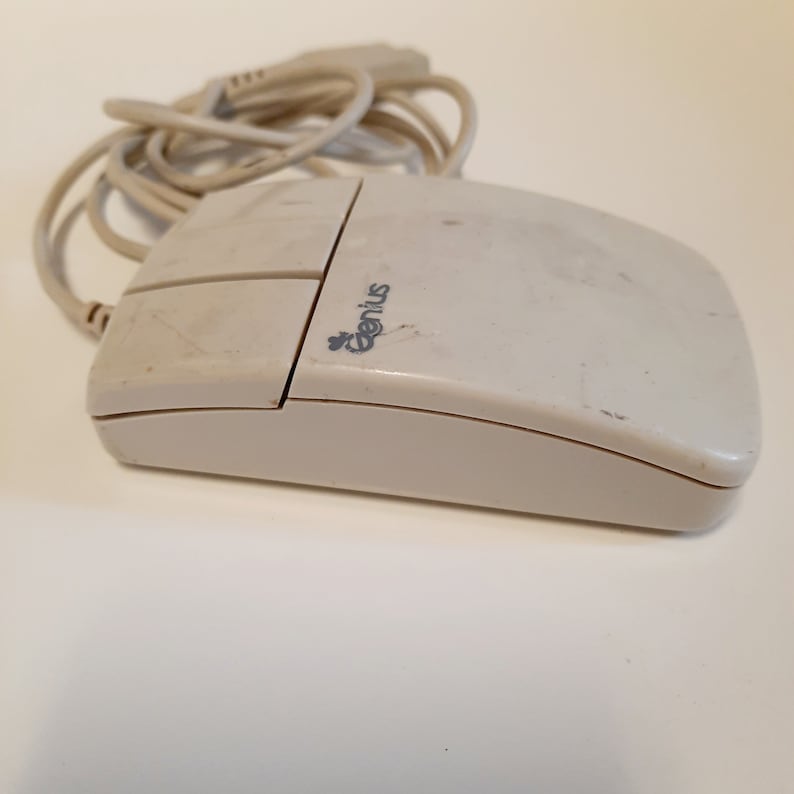 Rare vintage Genius mouse, 2-button working. image 1