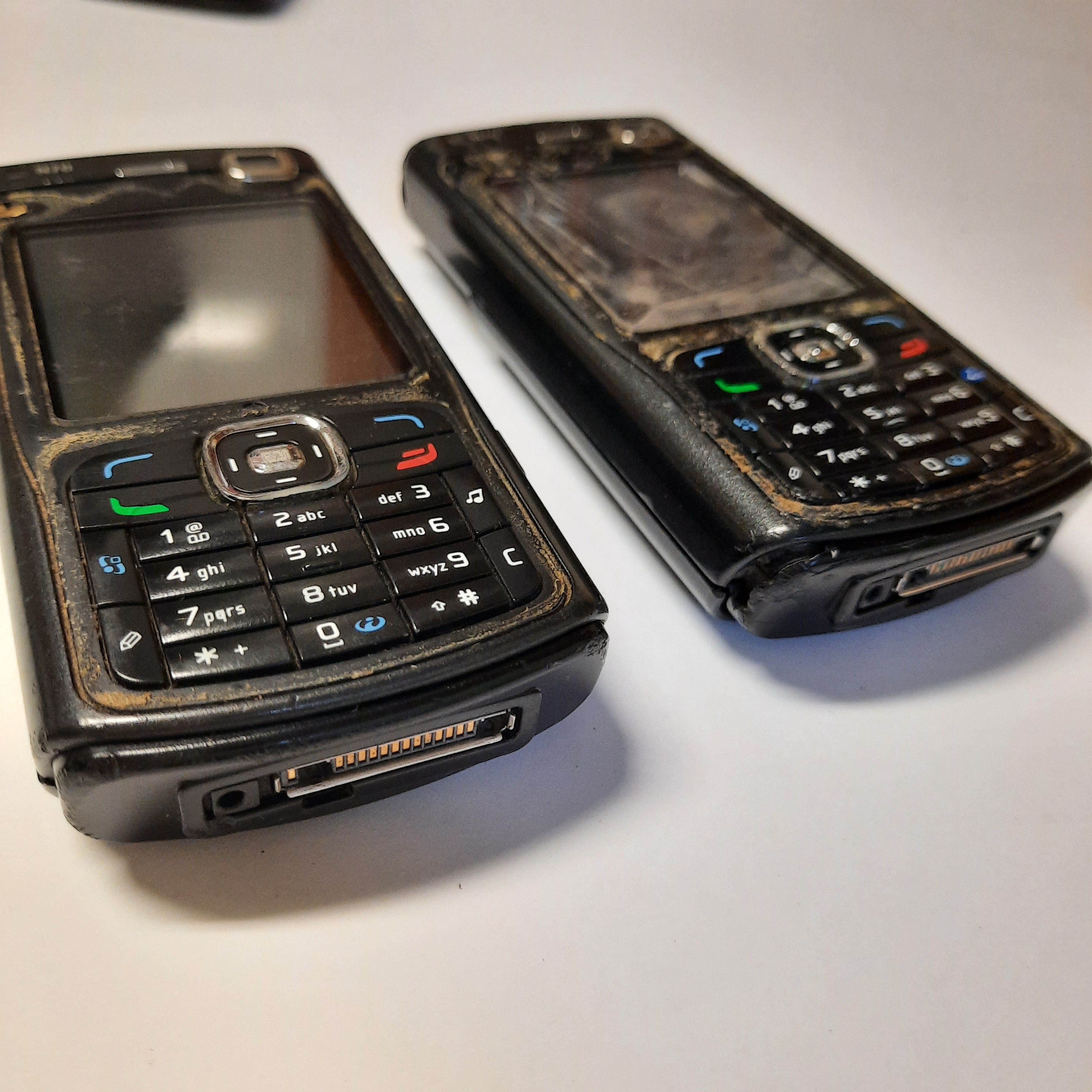 Vintage Nokia Phones. Lot of 10 Nokia Phones. Pushbutton Phones for