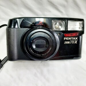 Compact 30mm Film Vintage Pentax Zoom 70x Camera in Retro Style With ...