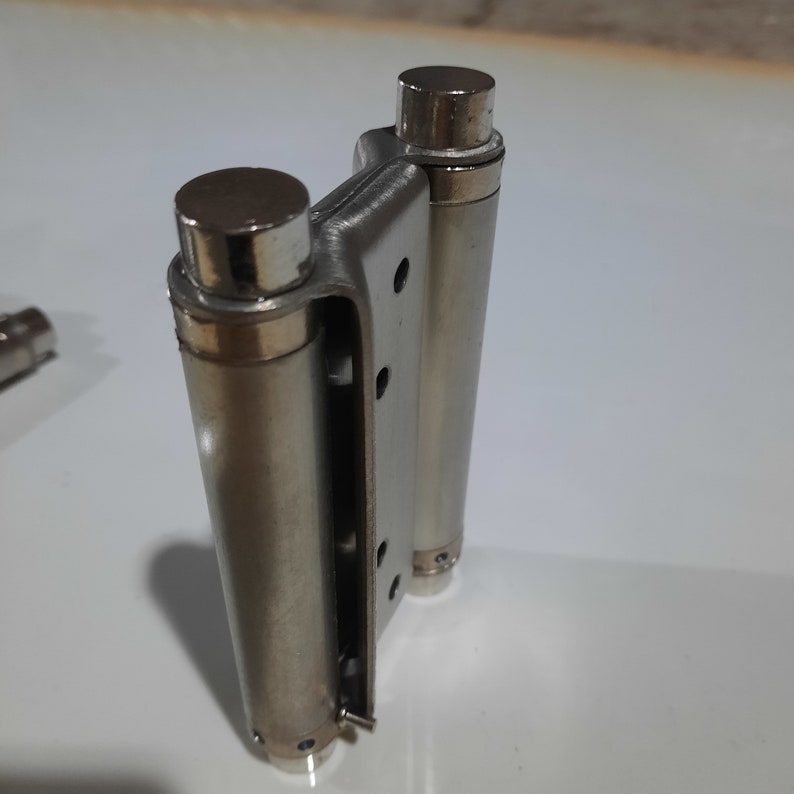 Cafe Saloon Ranch Door Gravity Pivot Swing Hinge EB Brass Plated