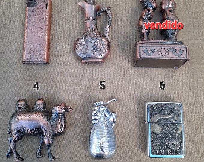 Vintage Lighters Funny Shapes Lighters Unique Shape Lighter Etsy