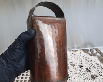 ヴィンテージの手鍛造銅製動物ベル：原始的な農場の装飾 - Etsy 日本