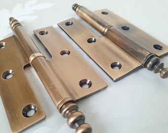 Cerniere per porte in ottone: cerniere decorative TUPAI in bronzo - varie dimensioni