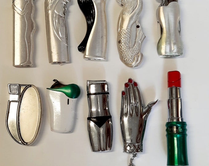 Vintage Lighters. Gift Lighters. Lighters of Unusual Shape. Collection