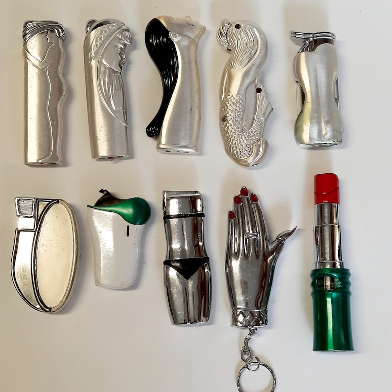 Vintage Lighters. Gift Lighters. Lighters of Unusual Shape. Collection