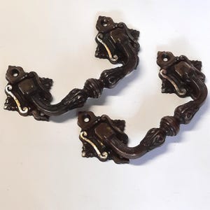 Herrajes para muebles de bronce vintage: Juego de herrajes portugueses para gabinetes