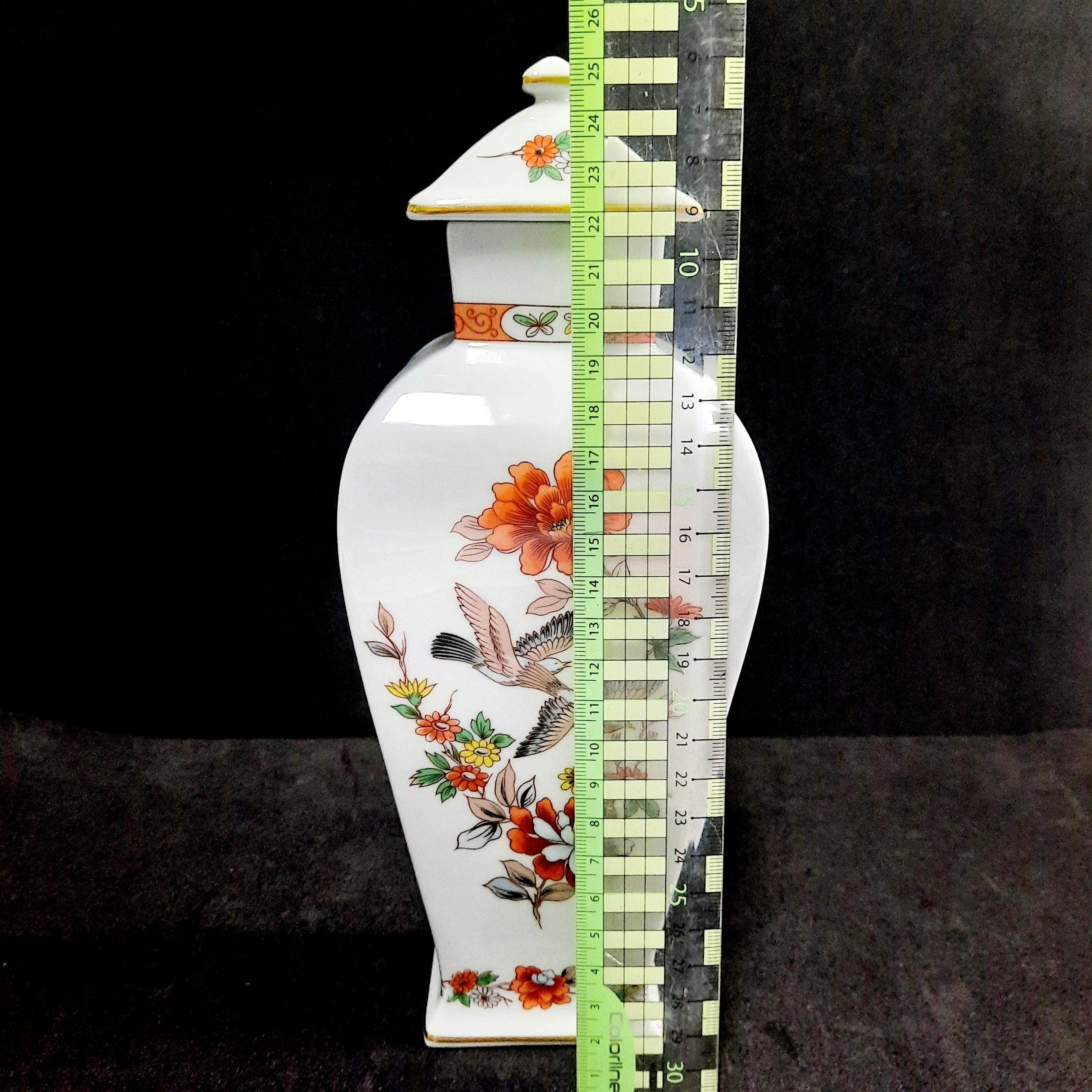 Vista Alegre Lidded Vase – Portuguese Porcelain With Birds and