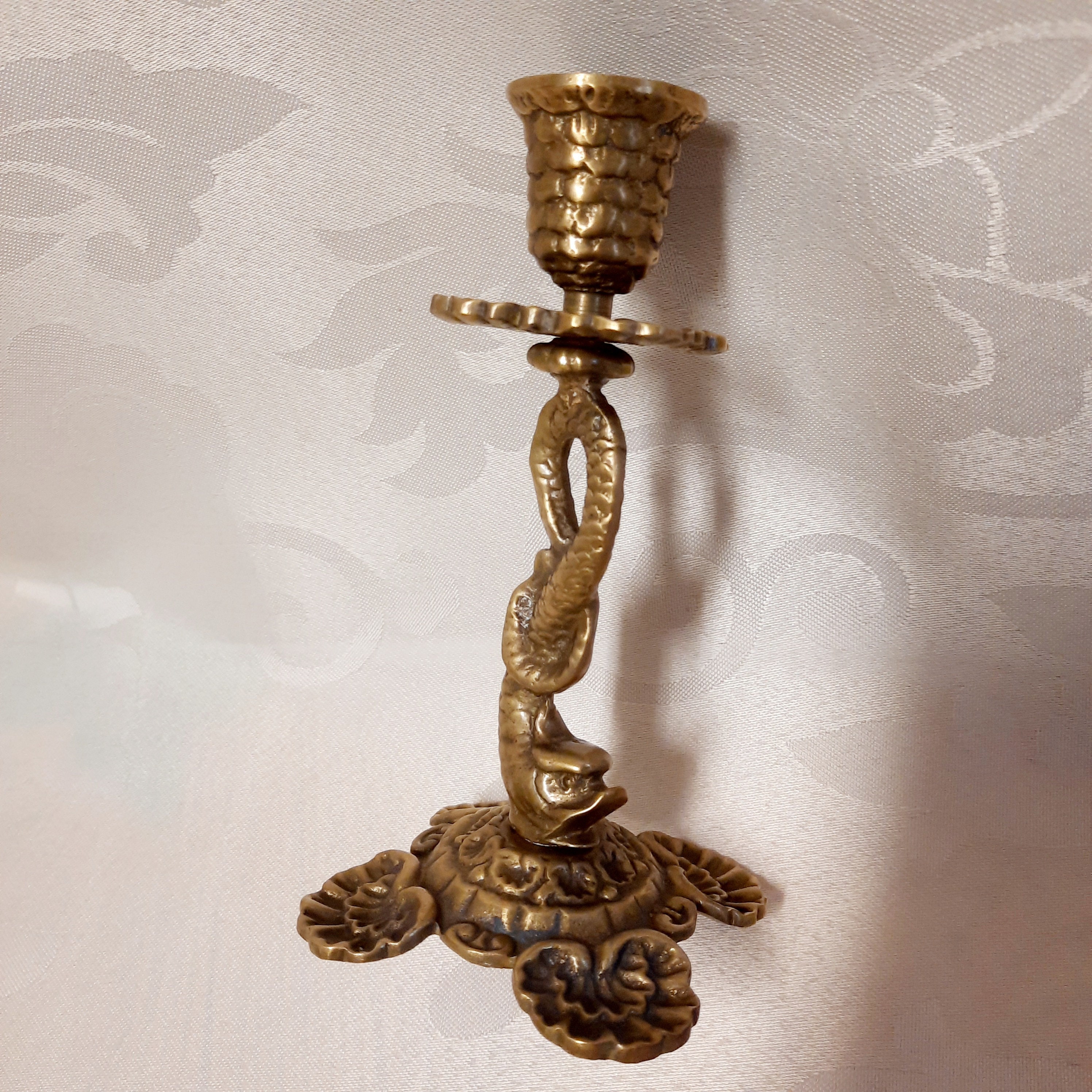 Pair of Antique Brass Candlesticks. Decorative Candlesticks in Etsy