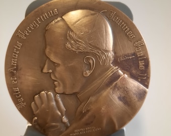 聖ヨハネ・パウロ2世列聖記念18金イエローゴールドメダル - バチカン